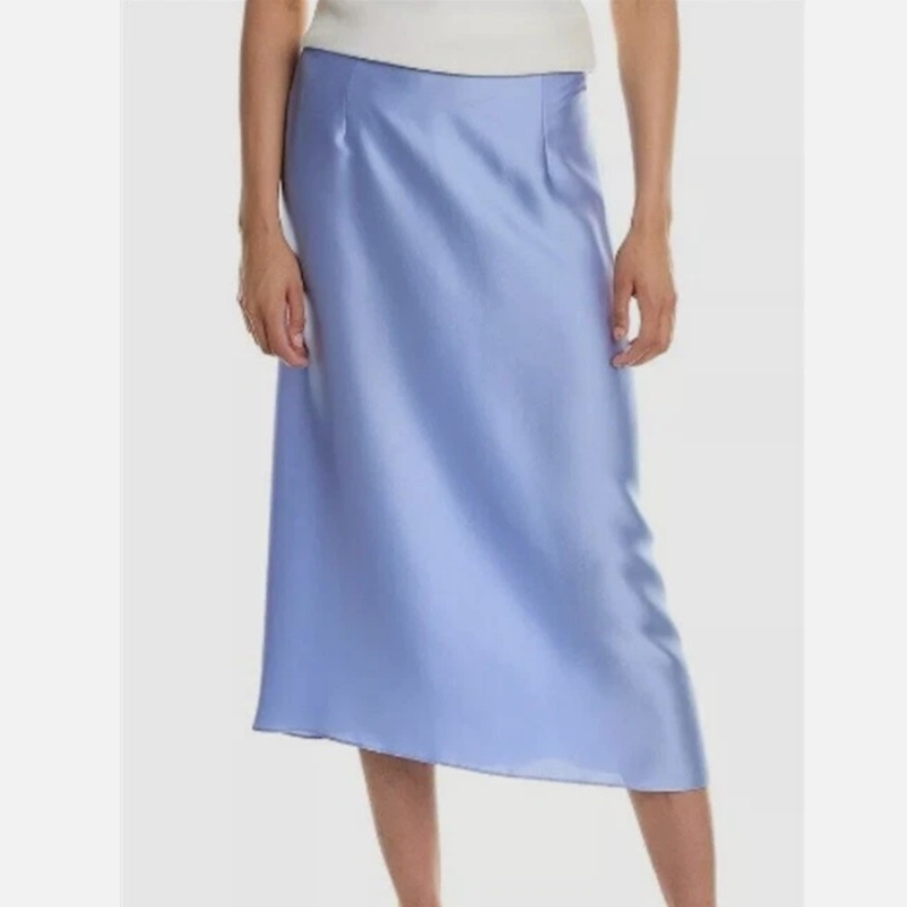Vince Lavender Satin Slip Skirt